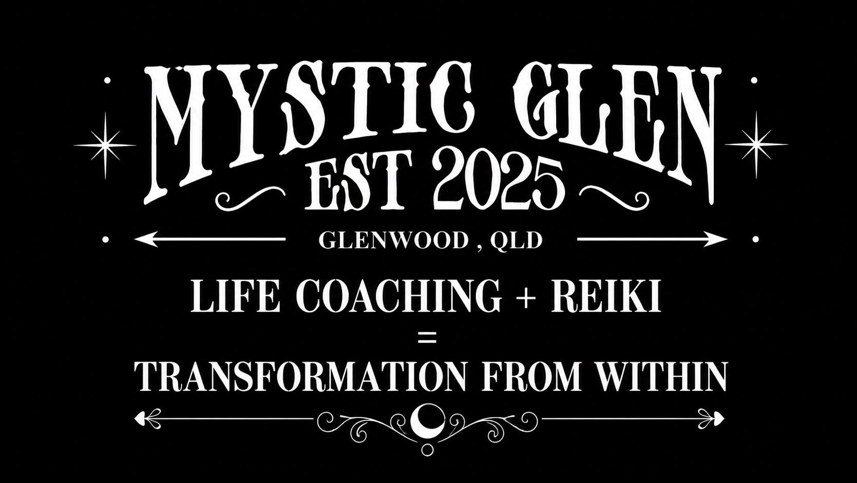 Mystic Glen transformation from within brand artwork