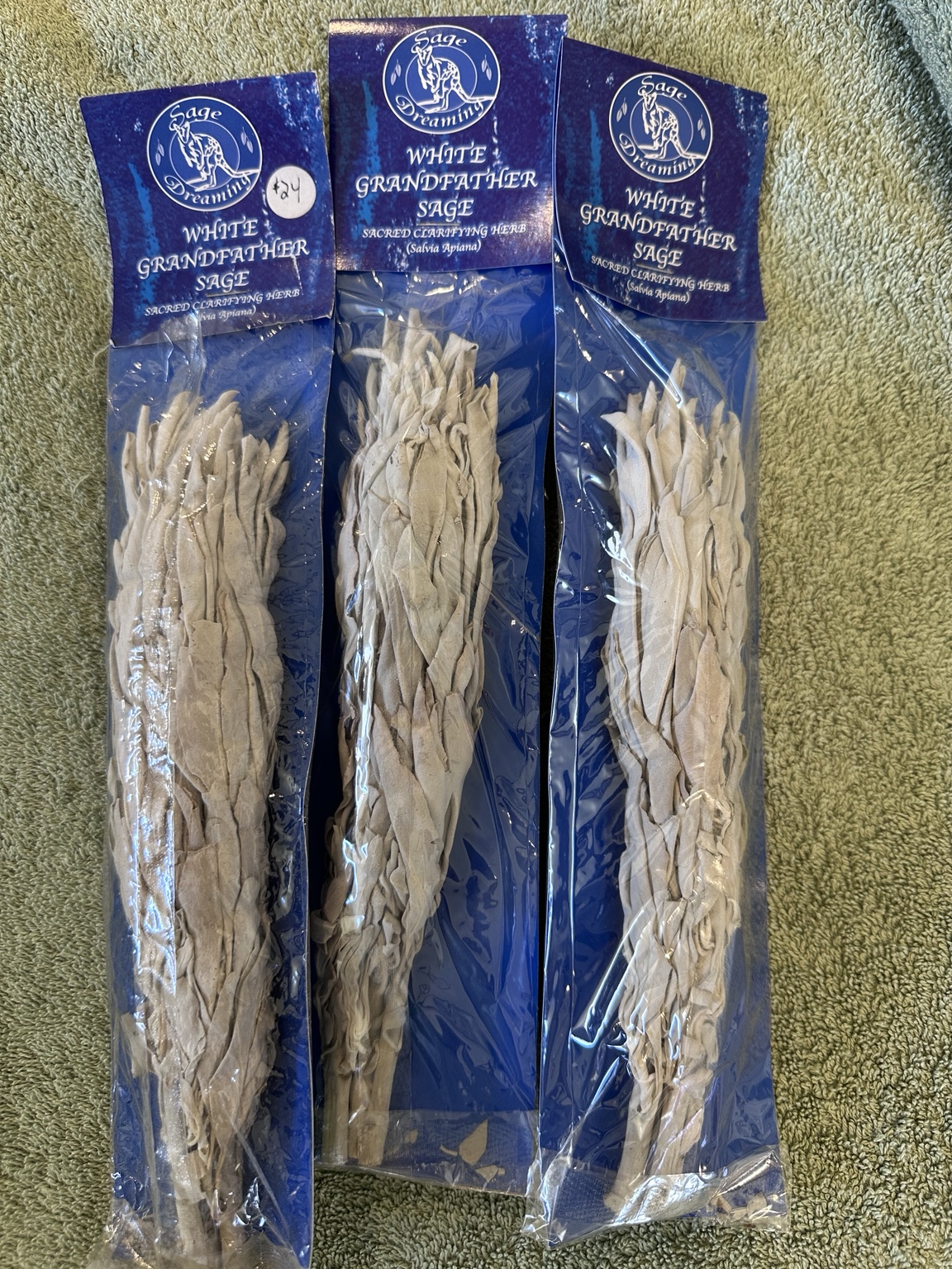 White Grandfather Sage cleansing sticks